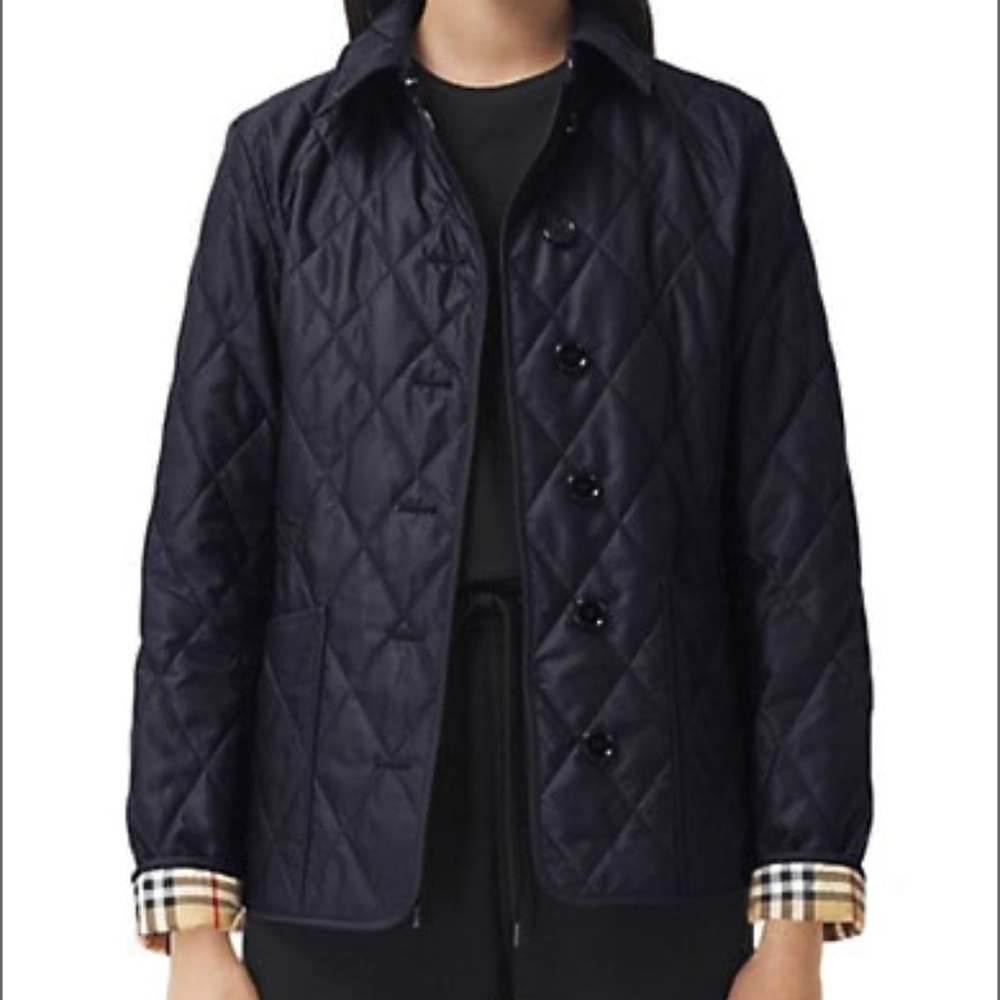 Burberry Fernleigh Quilted Logo Jacket